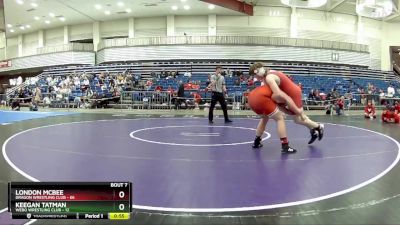 195 lbs Round 3 (6 Team) - London McBee, Dragon Wrestling Club vs Keegan Tatman, Webo Wrestling Club