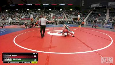 3A-106 lbs Quarterfinal - Bentley Johnson, Green River vs Tayson Moon, Evanston