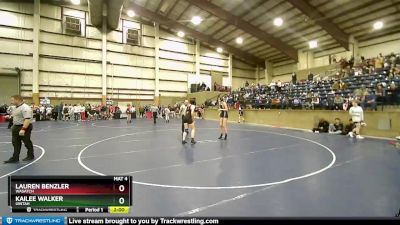 135 lbs Cons. Round 3 - Kailee Walker, Uintah vs Lauren Benzler, Wasatch