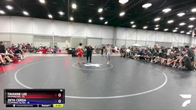 126 lbs 2nd Wrestleback (16 Team) - Tavarre Lee, Washington vs Zeth Cerda, California Silver