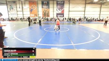 92 lbs Rd# 1 9:00am Friday - Wyatt Spencer, M2TC Blue vs Mason Bauer, East Coast Elite