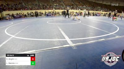 67 lbs Rr Rnd 3 - Ella Anglin, Norman Grappling Club vs Liam Dennis, Saints Wrestling Club