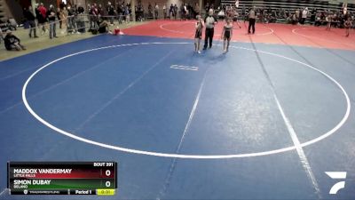 102 lbs Cons. Round 1 - Maddox Vandermay, Little Falls vs Simon Dubay, Delano