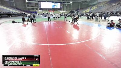 175 lbs Cons. Round 6 - Jonathan Rocha, Wright Wrestling Academy vs Christopher Mance Iii, Level Up Wrestling Center