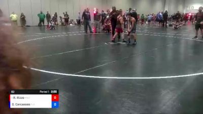 82 lbs Semifinal - Ricky Rizzo, Miami Wrestling Club vs Dary Carcasses, Florida