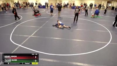 83 lbs Champ. Round 2 - Henry Simon, Minnesota vs Tucker Burr, Minnesota