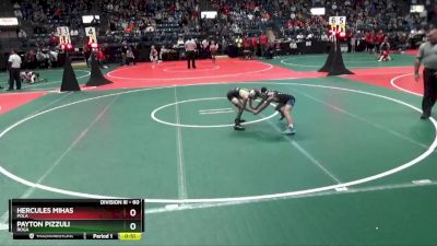 60 lbs Cons. Round 1 - Payton Pizzuli, ROGA vs Hercules Mihas, POLA