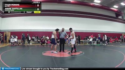 265-285 lbs Round 2 - Tyler Perkins, Del Sol vs Andre Santillan, Shadow Ridge