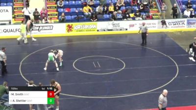 112 lbs Semifinal - Makenna Smith, Central Cambria vs Abby Stettler, Central Dauphin