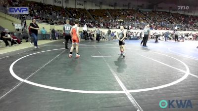 90 lbs Round Of 32 - Jaxon Starcevich, Norman Grappling Club vs Augustus Cosby, Pawhuska Elks Takedown