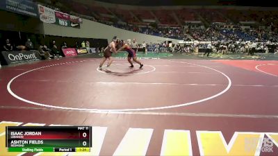 5A-285 lbs Quarterfinal - Isaac Jordan, Lebanon vs Ashton Fields, Redmond