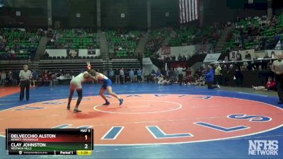 170 lbs 3rd Place Match - Delvecchio Alston, Hewitt-Trussville vs CLAY JOHNSTON, Vestavia Hills