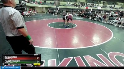 160 lbs Quarterfinals (8 Team) - Eli Lachecki, Holmen vs Mason Alessio, Joliet Catholic