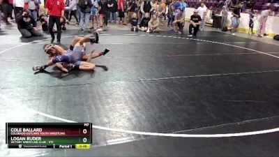 125 lbs Cons. Round 3 - Logan Ruder, Victory Wrestling Club - VTC vs Cole Ballard, Colorado Outlaws Youth Wrestling