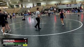 125 lbs 1st Place Match - Vanessa Byers, Stampede Wrestling Club vs McKenzie Grove, Blackman Wrestling Club