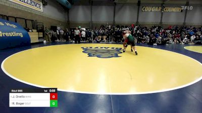 173 lbs 7th Place - Justin Onello, Bergen Catholic (NJ) vs Riggin Boger, South Summitt (UT)