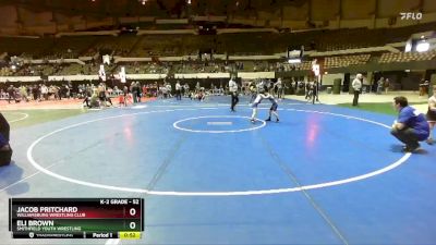 52 lbs Semifinal - Jacob Pritchard, Williamsburg Wrestling Club vs Eli Brown, Smithfield Youth Wrestling