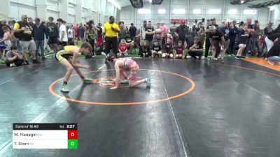 J-85 Mats 13-16 11:15am lbs Consi Of 16 #2 - Maximus Flanagin, WV vs Tanner Stern, NY