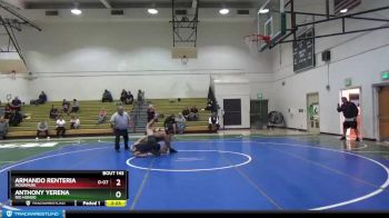 165 lbs 1st Place Match - Armando Renteria, Moorpark vs Anthony Yerena, Rio Hondo