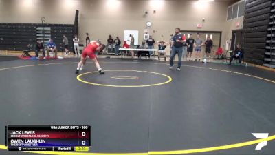 160 lbs Quarterfinal - Jack Lewis, Sebolt Wrestling Academy vs Owen Laughlin, The Best Wrestler