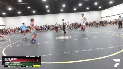 138 lbs Cons. Round 4 - Seth Mayberry, Carter Wrestling Academy vs Jamie Sexton, Guardians