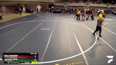 107 Championship Bracket Cons. Round 5 - Rex Ayshford, Kasson-Mantorville vs Saitaro Kong, Apple Valley