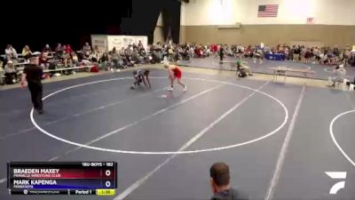 182 lbs Cons. Round 1 - Braeden Maxey, Pinnacle Wrestling Club vs Mark Kapenga, Minnesota