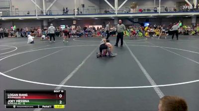 72 lbs Round 4 (8 Team) - Logan Rang, Roughhouse vs Joey Messina, Ruthless WC