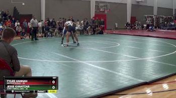 197 lbs Finals (2 Team) - Tyler Hannah, UW Platteville vs Jesse Kanatzar, John Carroll Univ