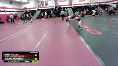 70 lbs 1st Place Match - Ryker Frazier, Pleasant Hill Youth Wrestling vs Hudson Snodgrass, Higginsville Youth Wrestling