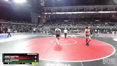 235 lbs Quarterfinal - Jaime Shapton, Pleasant Grove vs Julia Mendoza, Granite Bay