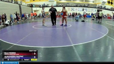 144 lbs Semifinal - Aleksandra Bastaic, Highland Wrestling Club vs Ella Morris, Dragon Wrestling Club