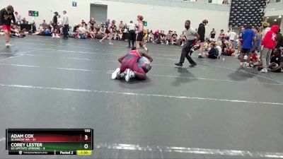 150 lbs Round 3 (6 Team) - Corey Lester, U2 Upstate Uprising vs Adam Cox, Glasgow WA