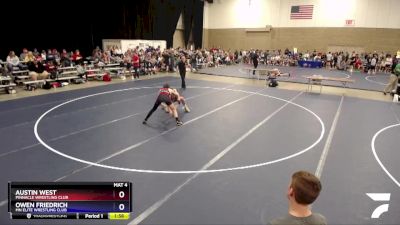 145 lbs Quarterfinal - Austin West, Pinnacle Wrestling Club vs Owen Friedrich, MN Elite Wrestling Club