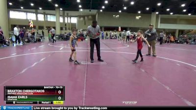 70+75 Round 1 - Braxton Chergotakos, Panther Wrestling Club vs Isaiah Earls, Spartans