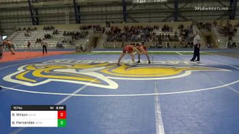 Final - Bubba Wilson, Unattached-Nebraska vs Baylor Fernandes, Unattached-Minnesota