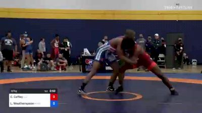 87 kg Round Of 16 - Cameron Caffey, Illinois vs Lelund Weatherspoon, Kansas