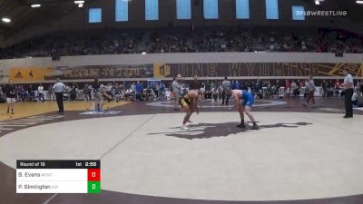 Match - Brent Evans, Montana State-Northern vs Parker Simington, Air Force