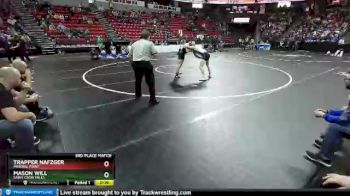 D3-132 lbs 3rd Place Match - Trapper Nafzger, Mineral Point vs Mason Will, Saint Croix Falls