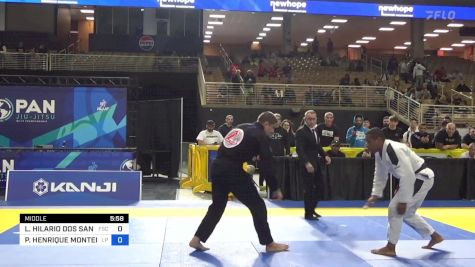 LUCAS HILARIO DOS SANTOS vs PEDRO HENRIQUE MONTEIRO PALHARES 2024 Pan Jiu Jitsu IBJJF Championship