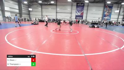 180 lbs Quarterfinal - Kyler Olson, UT vs Ryan Thompson, NC