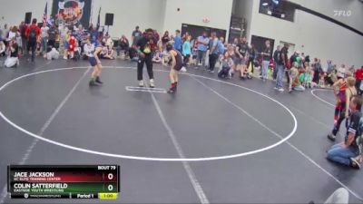 66 lbs Round 4 - Jace Jackson, Kc Elite Training Center vs Colin Satterfield, Eastside Youth Wrestling