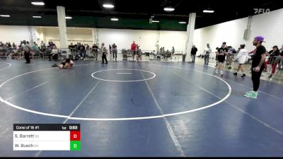 100 lbs Consi Of 16 #1 - Steve Barrett, GA vs Willem Busch, OH