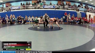 117 lbs Semis (4 Team) - Brayden Lone, Floyd vs Chase Waninger, Mater Dei