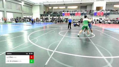 285 lbs Consi Of 8 #2 - Jaycee Diaz, Windham vs Henry Santana-Liriano, New London