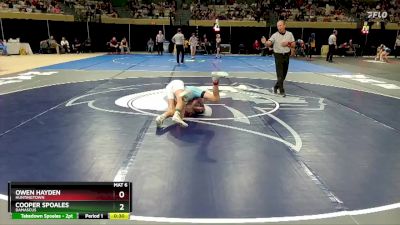 106-2A/1A Cons. Semi - Cooper Spoales, Damascus vs Owen Hayden, Huntingtown