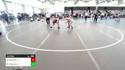 157-A lbs 3rd Place - Kris Ketchum, VHW vs Marc Kleyman, Elite Wrestling Academy