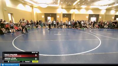 76 lbs Round 3 - Mack Palmer, Bear River Wrestling Club vs Nixon Levin, Pleasant Grove/TUG
