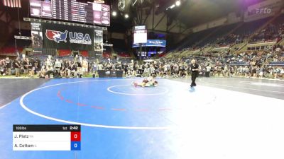 106 lbs Cons 32 #2 - Jayleah Pletz, Pennsylvania vs Annika Cottam, Illinois