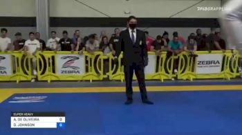 ARNALDO DE OLIVEIRA vs DEVHONTE JOHNSON 2021 Pan IBJJF Jiu-Jitsu No-Gi Championship